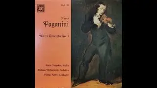 Paganini, Victor Tretyakov, Moscow Philharmonic Orchestra Violin Concerto No.1 - recorded from vinyl
