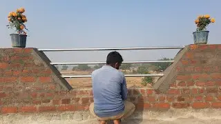 New beautifully railing design  #creative idea #wall design #construction technique 