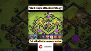 Th 8 Hogs attack strategy #clashofclanstamil #gamingrascal #shorts #th8