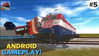 !NO DERAILMENT AND NO ACCIDENT IN THIS GAMEPLAY || INDIAN TRAIN CROSSING 3D || HINDI GAMEPLAY
