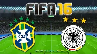 FIFA 16: BRASIL vs ALEMANHA - SELE&Ccedil;&Otilde;ES FEMININAS!