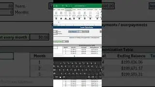 Navigate the Ribbon with ALT key shortcuts  #excel   #exceltricks