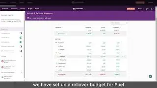 Setup Rollover Budgets