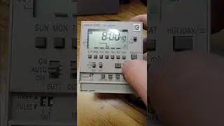 OMRON H5S - How to set basic weekly timer operation