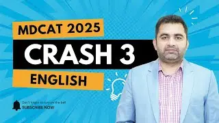 CRASH TEST 3 I MDCAT ENGLISH I STAR ACADEMY JHANG