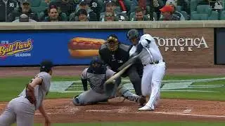 Andy Ibanez HAMMERS a Three-Run Home Run! | 1st HR of 2025 | Detroit Tigers | 04/07/2025