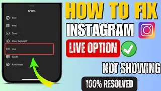Как исправить проблему с отсутствием опции &laquo;Прямой эфир&raquo; в Instagram | Отсутствует опция &laquo;Прямой ...