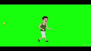 green screen mein Kisan cartoon video #comedy #video #trending #yoga#greenscreen #cartoonvideo