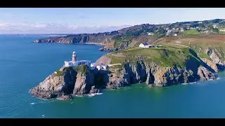 Beautiful Drone Shots Of Howth Harbour and Baily Lighthouse, Ireland. #howth #lighthouse #drone
