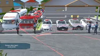 All Police, Ambulance and Firebrigade Cars Collection 🚑🚒🚨🚔 at Girl House 🏡😲 