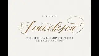 Elegant Wedding Stationery: Unlock the Romantic Charm of Franchesca Calligraphy Font