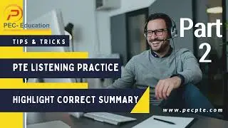 PTE Listening Practice: Highlight correct summary(Part-2) with answers | PTE Test in Bangladesh