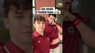 Gay couple at Football Game 🏳️&zwj;🌈🏈