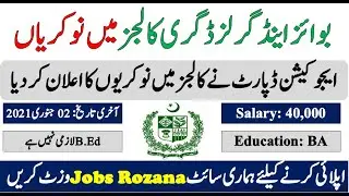 Education Department Jobs 2020 | Latest 350+ Government Jobs 2020 In Education Department