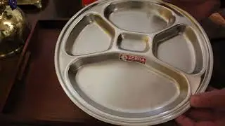 Zebra Round Stainless meal tray view by www.bushcraftcanada.com