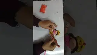 Basant Panchami craft ideas/Maa sarswati#youtubeshorts #shortsvideo #shortsfeed #clay #craft