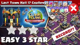 Th17 last Challenge RECORD!! Easy way to get 3star.