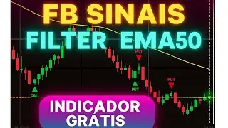 #SCRIPTGR&Aacute;TIS #INDICADORGR&Aacute;TIS FB SINAIS FILTER EMA50 &mdash; Indicador de Alta Precis&atilde;o (Pr&oacute;xima Vela)
