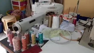 جولة في مشغلي للخياطة tour dans mon atelier de  couture