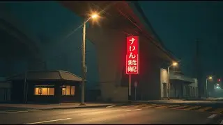 Drift Into Sleep 🌙 Midnight Udon Shop in Japan with Soft Rain & Lo-Fi Ambience
