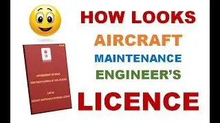 How Aircraft Maintenance Engineer's License Looks like | कैसा दिखता है AME License