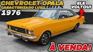 CHEVROLET OPALA CARACTERIZADO LUXO 1976 * EST&Aacute; DE VOLTA *