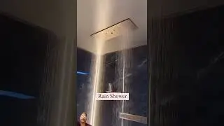 Smart digital touch screen multi jet rain fall shower system