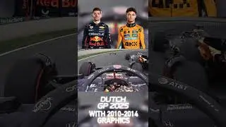 Max Verstappen OVERTAKES Lando Norris | 2025 Dutch Grand Prix with 2010-2014 Graphics #f1