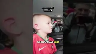 POV : Random kid just chillin' in Speed&rsquo;s car💀😂 #ishowspeed #bosnia #irl #ishowspeedshorts