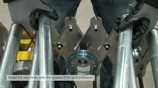 Powered Flex Roller and Belt Replacement