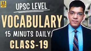 Vocabulary Class – 19 | NDA & CDS 2026 | Basic to Advanced English | Class by Shubham Varshney Sir