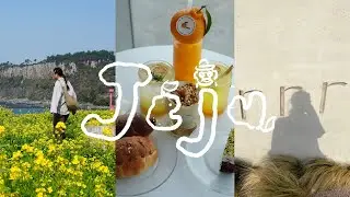 jeju island vlog: lots of aesthetic cafes, sunrise peak & at home kbbq