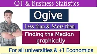 Ogive | Cumulative Frequency Curve | More than | Less than Ogive