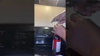 Easy way to open a bottle of wine