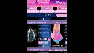 buying the queen of the ocean skirt in royale high!!🌊👑