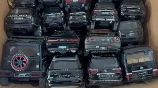 Lets find abox of black model cars ,Toyota,Aito,Mercedes,Honda,Lexus,Nissan,Rr,