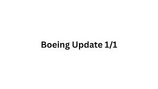 Обновление от Boeing от 01.01.2026 | Чего ожидать в течение следующего года