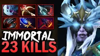 Игровой процесс Drow Ranger с 23 убийствами и 1000 GPM &mdash; Dota 7.39e