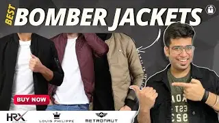 Best Bomber Jackets In India 2025🔥Top 5 Bomber Jackets👌Bomber, Varsity Jackets 😎...