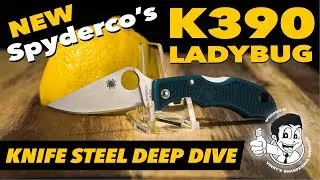 Spyderco K390 Ladybug : Let's take this knife to the bench!