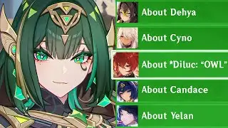 NEFER Talks About DILUC, CYNO, DEHYA, YELAN & Others Genshin Impact LUNA II Nod Krai Voicelines