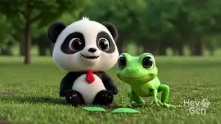 Play and learn with panda 🐼 #panda #cartoon #funny #mrpanda 