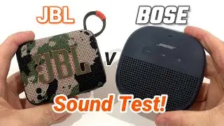 JBL GO 4 vs BOSE SOUNDLINK MICRO Bluetooth Speaker Sound Test!