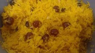 Zarda Authentic Recipe - Indian Pakistani Wedding Sweet Rice - Asian Wedding Dessert Recipe