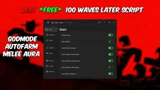 [NEW] 100 Waves Later Script Auto Farm And Kill Aura - Roblox 2026