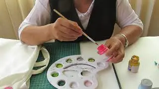PINTURA EN TELA CON ACUARELA SILK - Herramientas y Materiales