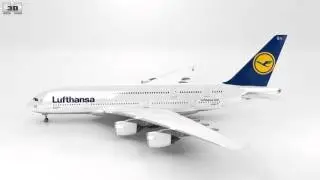 Airbus A380 3D model by 3DModels.org