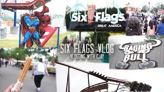 WE TRIED TO GET ON EVERY RIDE AT SIX FLAGS! | Six Flags Great America Vlog | Vlogging With CJAY!