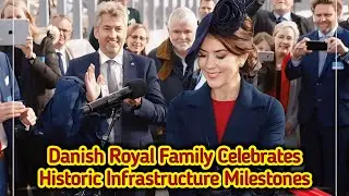ROYAL SUPPORT! Danish Royal Family Celebrates Infrastructure Milestones! 🚴&zwj;♂️🏗️