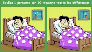 Seule 1 personne sur 10 trouvera toutes les différences !